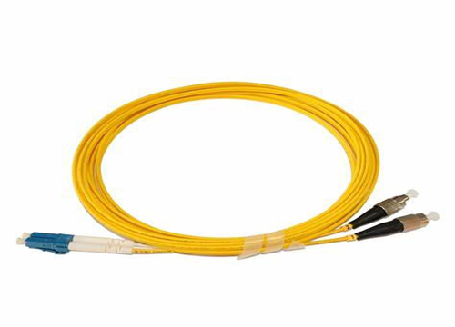 Cable de conexión de fibra óptica unitekfibra LC-FC multimodo dúplex 3,0mm PVC amarillo