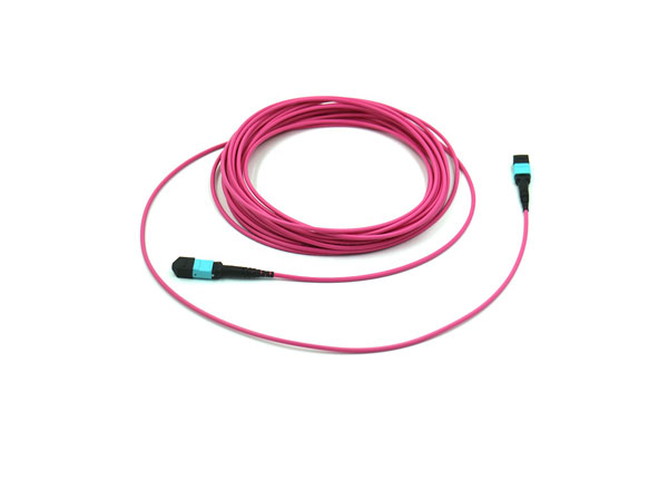 Cable de fibra MPO MTP | MTP MPO tipo B fibra óptica Patchcord OM3 OM4 12 núcleos 24 núcleos