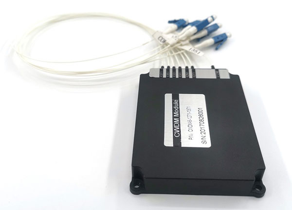 Equipo de comunicación de fibra óptica de 6 canales CWDM Mux Demux 1270-1610nm