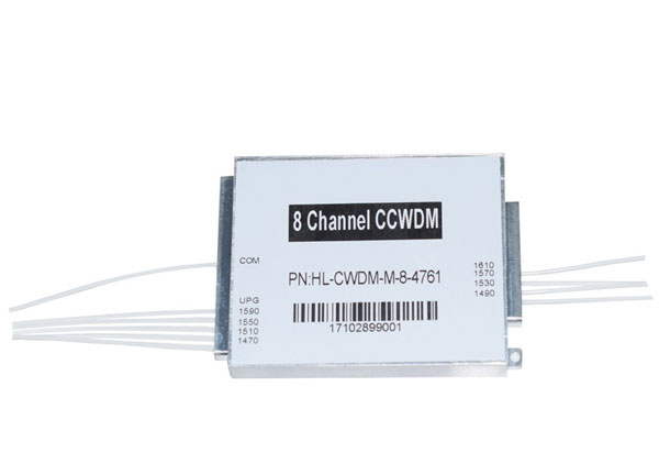 Fibra óptica 8 canales compactos Mini CWDM Mux Demux módulo para red CATV