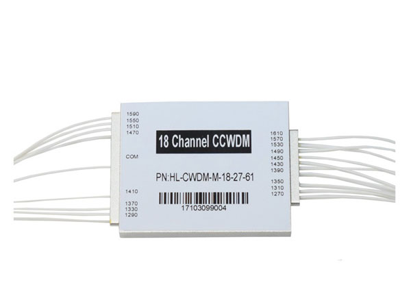 Montaje en Rack Mini óptico compacto CWDM módulo 18 canales CCWDM con LC Pigtail