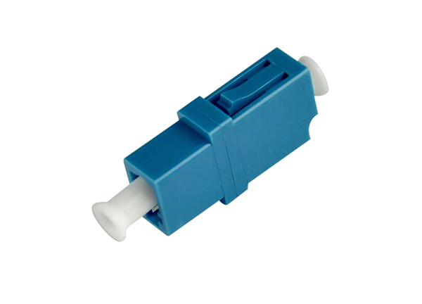 LC/UPC a LC/UPC adaptador de fibra óptica simple de plástico modo único Color azul