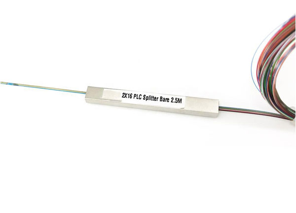 Red de fibra óptica pasiva Micro cinta desnuda PLC divisor de 2 A 16 maneras