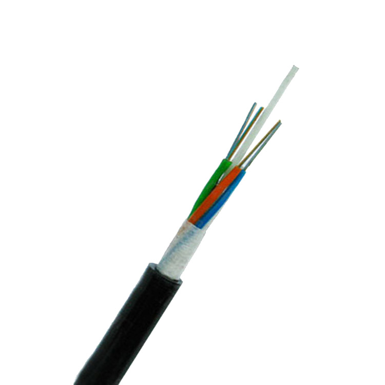 Cable de fibra óptica al aire libre Cable no metálico tubo suelto 144 núcleos FRP modo único GYFTY