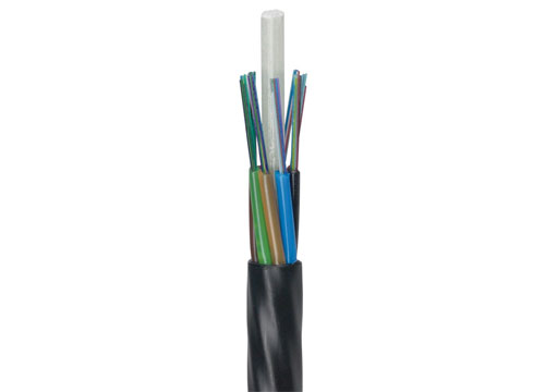 Cable soplado por aire Micro | Conducto GCYFTY Cable de fibra óptica monomodo 144 núcleos G652D chaqueta PE