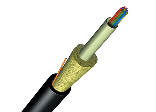 Cable de gota de fibra de distribución de tubo Central de interior/exterior GYJFXTY 2-24 núcleos G.657A2 hilo de aramida PBT