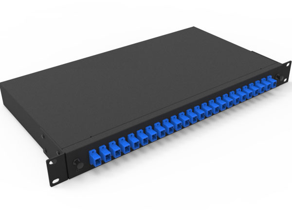 Telecomm FTTH fibra óptica Panel caja SC/UPC 24 fibras adaptadores Pigtails Management
