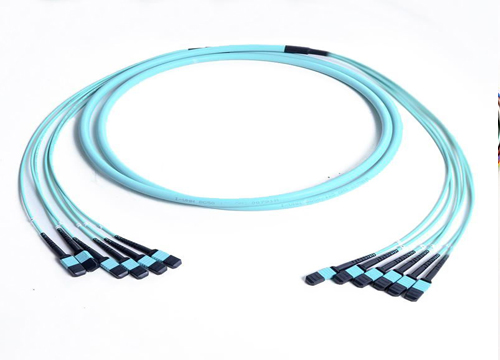 Cables troncales MPO-MPO OM3 multimodo 3,0mm 12 24 núcleos OFNP Cable de fibra