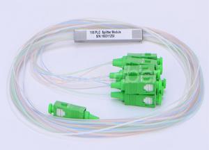 0.9 mm fibra óptica pon miniatura programable controlador lógico separador con terminal LC SC
