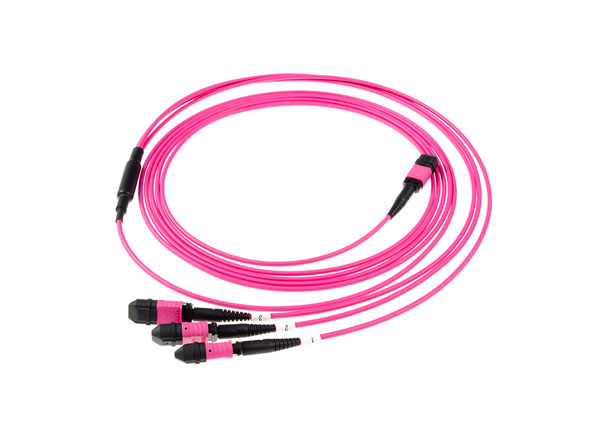 Cable de fibra de alta densidad MTP/MPO | 36 fibras MTP a 12 fibras 3xmtp OM4 Cable de conexión