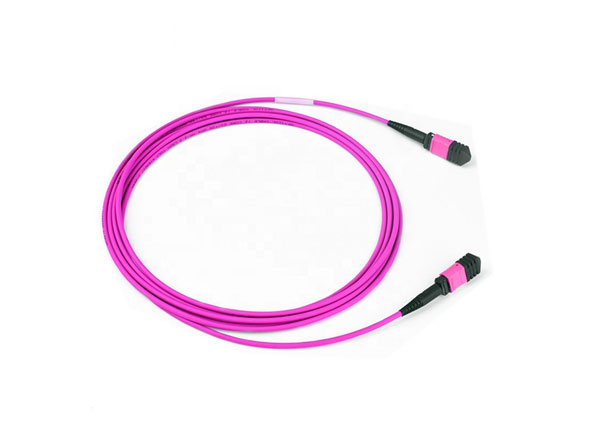 MTP MPO Cable de fibra | MPO MTP conector 12 núcleos 24 núcleos tronco Cable parche Cable OM4 100G