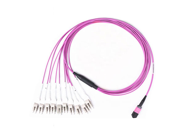 Cable de conexión de fibra Uniboot | Fibra Óptica MTP-LC ventilador 12 núcleos Cable de tronco SM MM