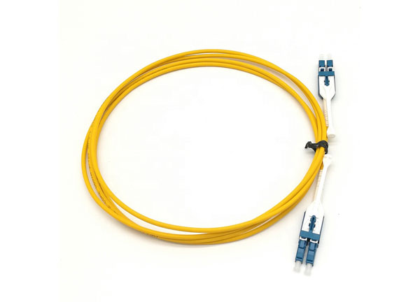 Cable de conexión de fibra óptica Uniboot Pull-push LC-LC 9/125un monomodo LSZH ignífugo