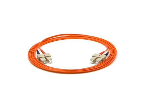 Cable de parche de fibra óptica SC/UPC/62,5/125um OM1 dúplex PVC/LSZH chaqueta