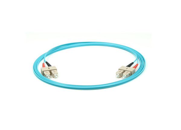 Puente de fibra óptica SC-SC Cable de conexión dúplex OM3 10G 50/125um 3,0mm