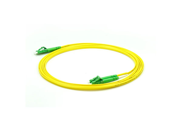 Cable de puente LC/apc-lc/APC Cable de conexión de fibra óptica G657A2 insensible a la curva 2,0mm OS2 amarillo