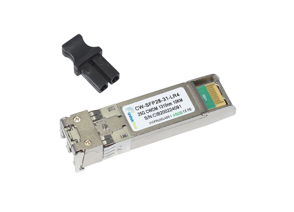 25G SFP28 CWDM conectable Módulo de transceptor óptico SM 1310 10KM para 5G Ethernet