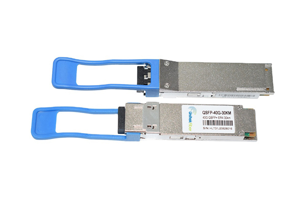 Transceptor de fibra óptica 40G QSFP 1310nm 30km Compatible con equipo de red