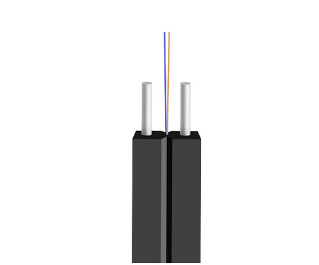 Fabricante de Cable de fibra óptica para interiores FTTH Drop GJXH 1 2core G657A1 modo único LSZH blanco