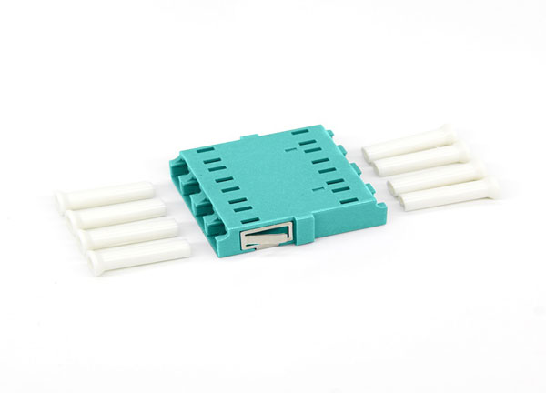 ¡Lo más vendido! Adaptador de Cable de fibra óptica modo único 4 núcleos LC UPC OM3 Quad