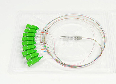 Mini tubo de fibra de cinta desnuda de tubo de acero divisor óptico PLC