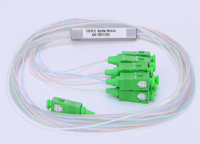 PON fibra óptica Micro PLC tipo divisor 0,9mm con terminación LC SC