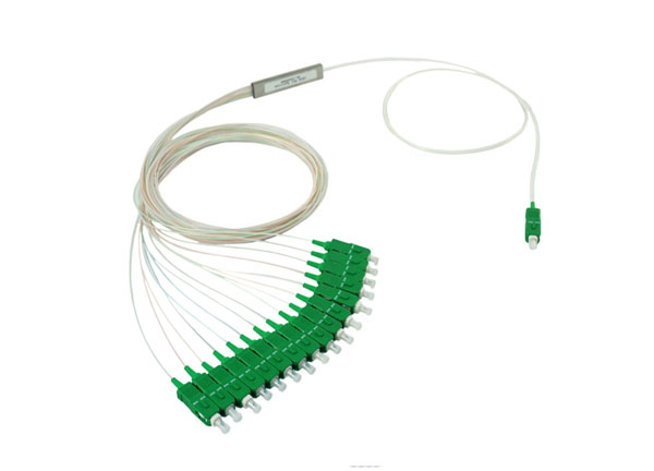 Fibra óptica PLC divisor 1x16 0,9mm SC APC conectores para redes PON