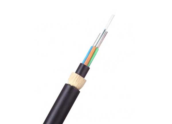 Cable óptico de fibra ADSS | Todo el Cable autoportante dieléctrico SM G652D 144 núcleos 300m Span doble chaqueta PE