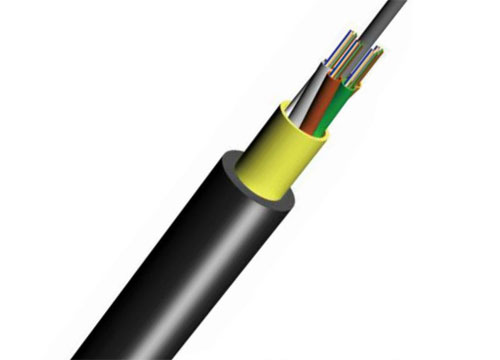 Cable de fibra óptica ADSS para exteriores | Todo el Cable autoportante dieléctrico SM G652D tubo suelto Central de una sola funda PE
