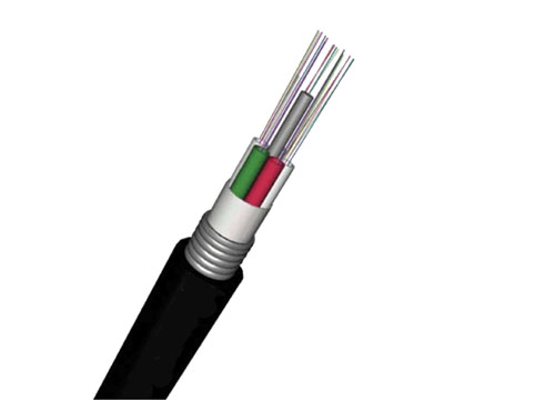 Cable aéreo de fibra óptica | GYTA Cable aéreo 8 núcleos SM G652D capa de aluminio trenzado PE chaqueta