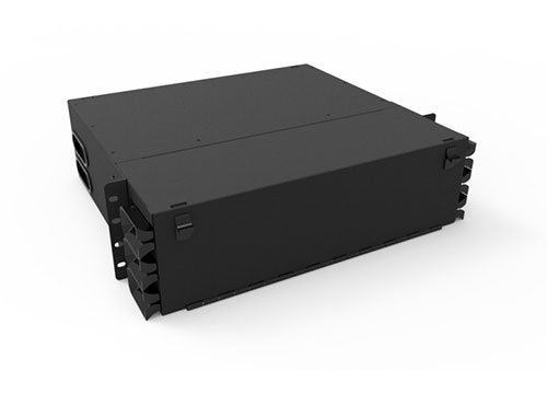 4U Jack caja montada MPO & MTP fibra óptica parche Panel 288 núcleos