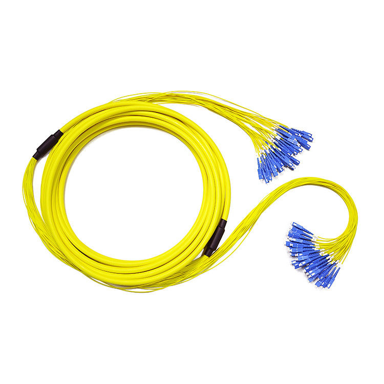 Cable de conexión de fibra óptica SC a SC, cable de conexión de fibra óptica de 32 48 núcleos G657A1, Cables de fibra óptica a granel
